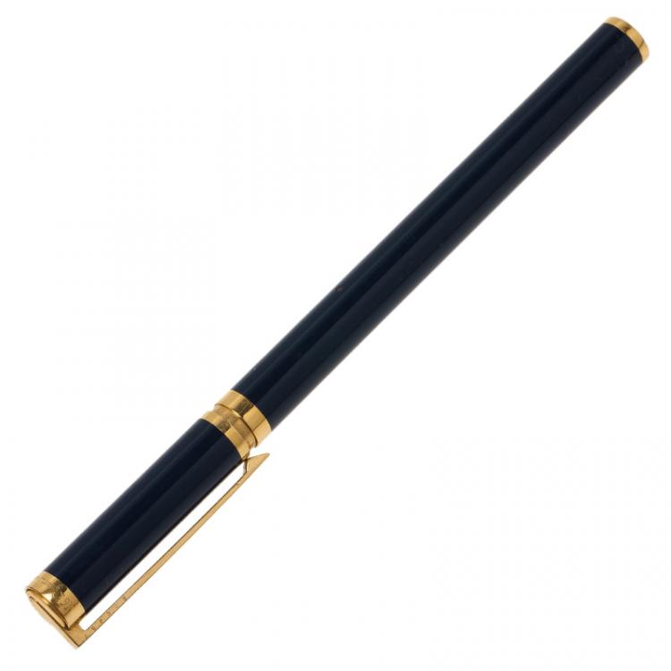 Pre Owned S.T. Dupont Black Lacquer Montparnasse Fountain Pen