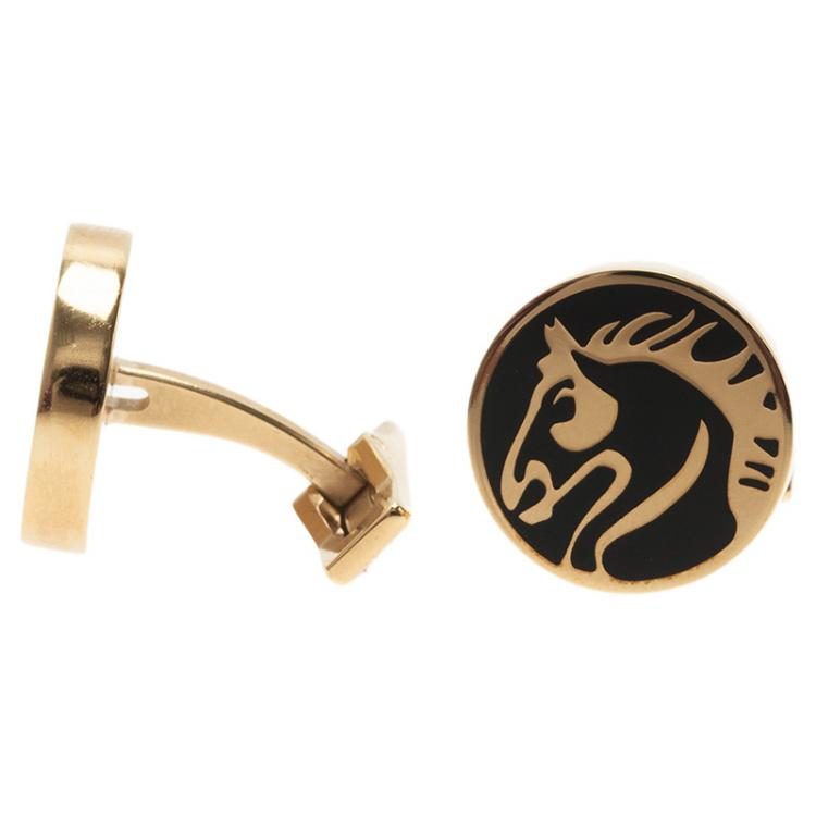 Pre Owned S.T. Dupont Gold-Plated Steel Limited Edition Cufflinks