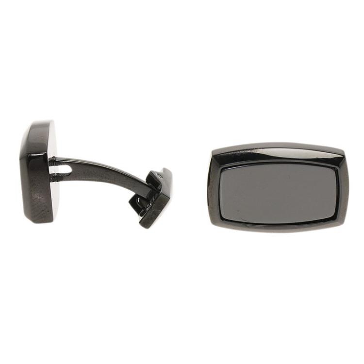 Pre Owned S.T. Dupont Black Ceramic Classic Men's Cufflinks