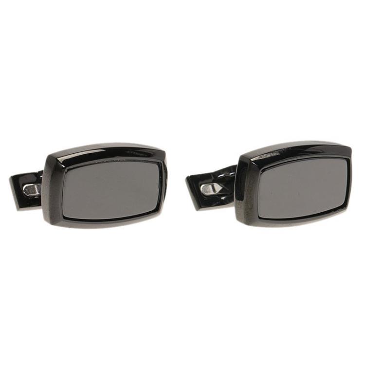 Pre Owned S.T. Dupont Black Ceramic Classic Men's Cufflinks