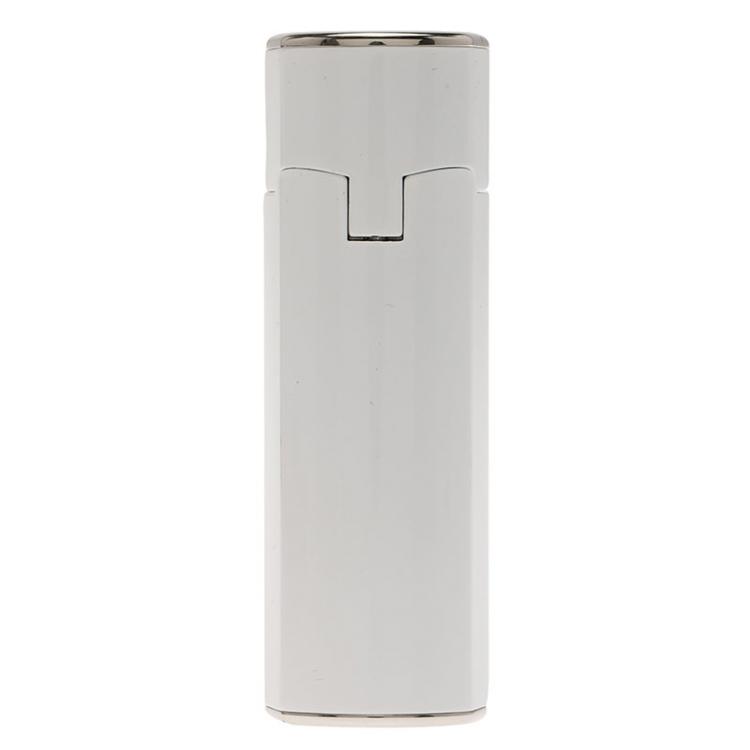 Pre Owned S.T. Dupont White Lacquer and Palladium Finish Karl Lagerfeld Lighter