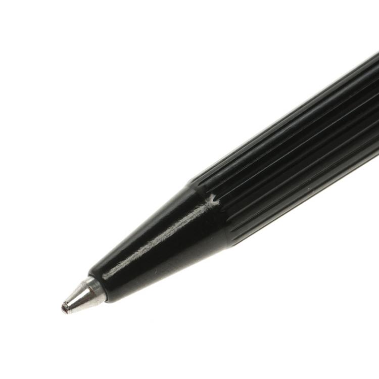 Pre Owned S.T. Dupont Navy Blue Lacquer Gold Plated Ballpoint Pen