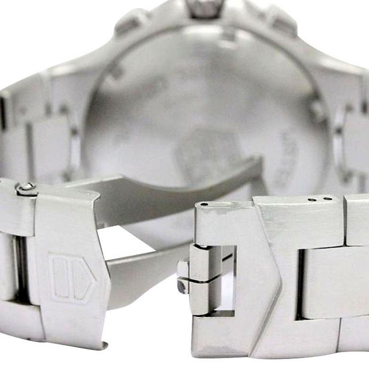 Pre Owned Tag Heuer Black Stainless Steel Kirium Men's Wristwatch 39MM