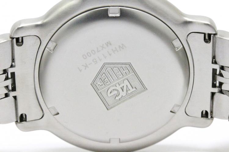مملوكة مسبقًا Tag Heuer Blue Stainless Steel 6000 Series Men's Wristwatch 38MM
