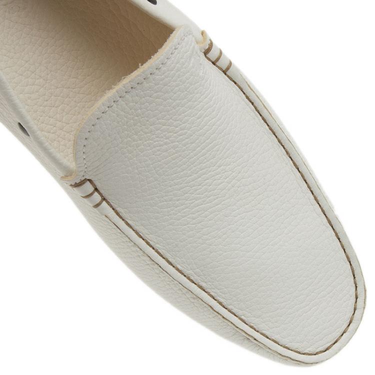 مملوكة مسبقًا Tod's White Leather Loafers Size 44