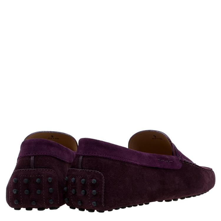 مملوكة مسبقًا Tod's Two Tone Suede and Nubuck Penny Loafers Size 43