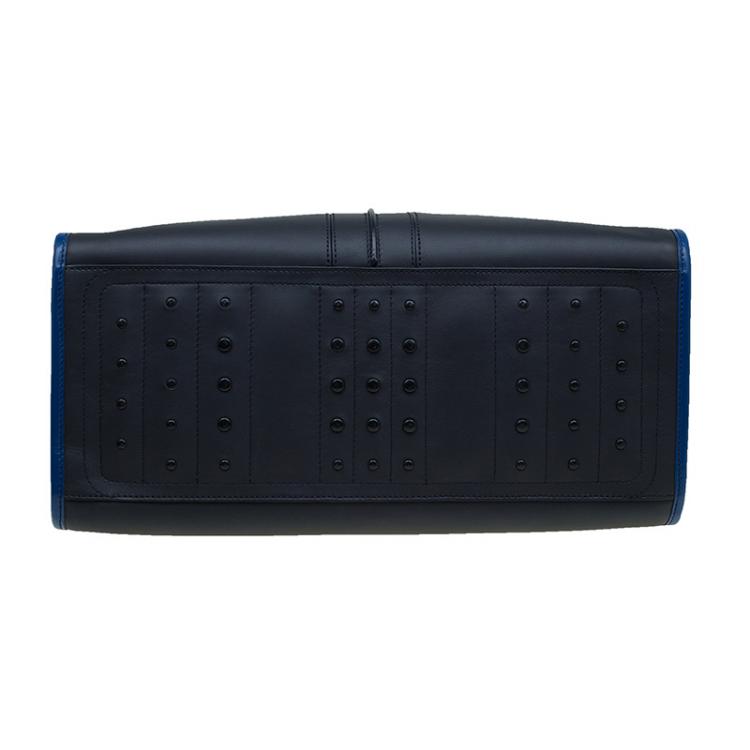 Pre Owned Tod's Black Leather Script Tote