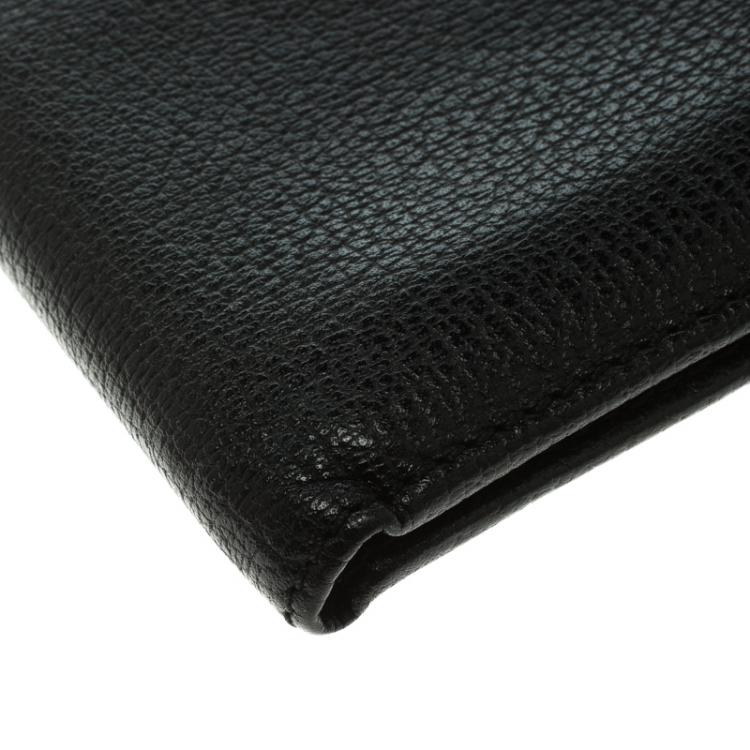 Pre Owned Tod's Black Leather BiFold Wallet