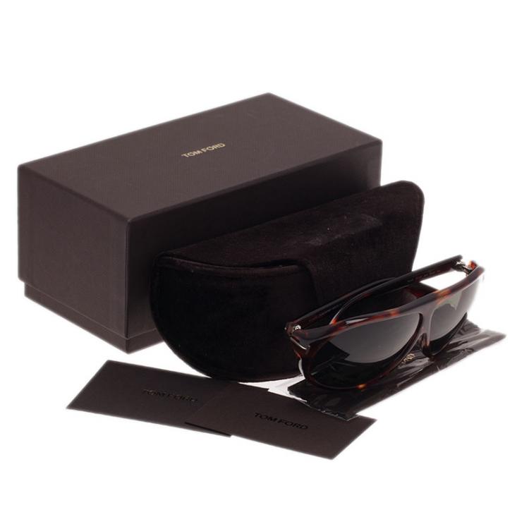 Pre Owned Tom Ford Brown Nicolo Sunglasses