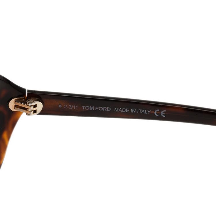 Pre Owned Tom Ford Tortoise Frame Blake Sunglasses
