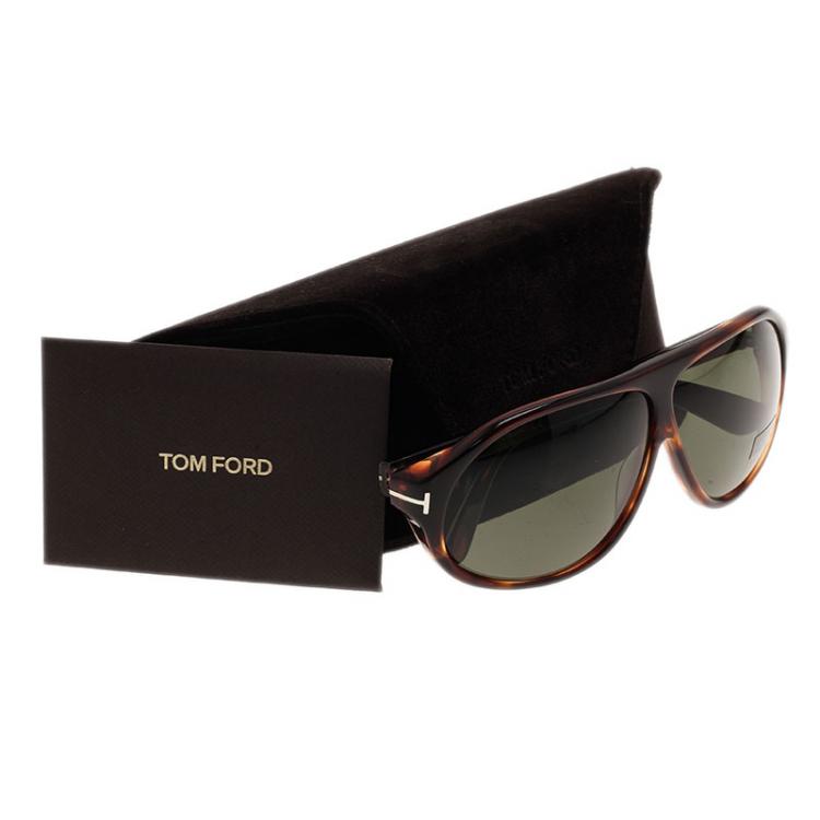 Pre Owned Tom Ford Brown Nicolo Sunglasses