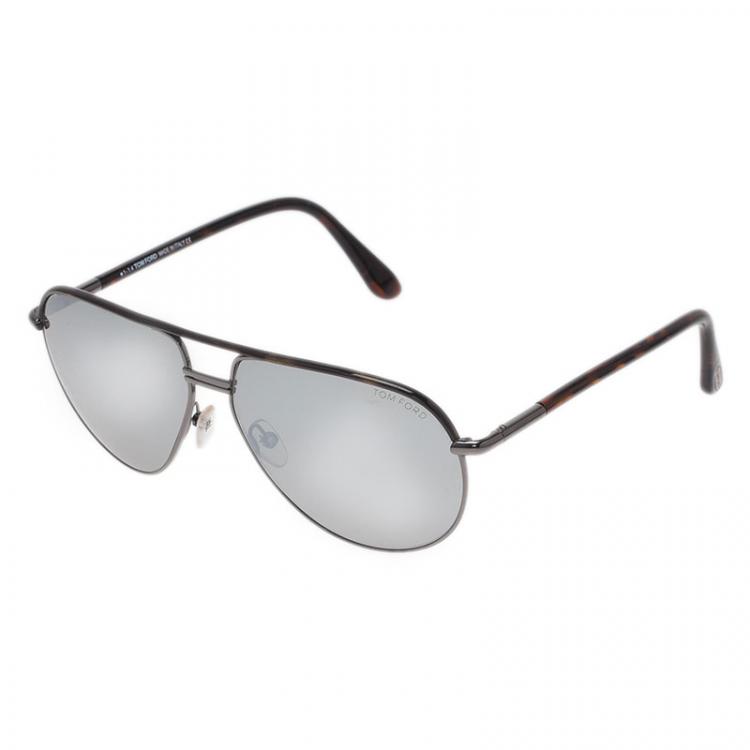 Pre Owned Tom Ford Black Cole Aviators 