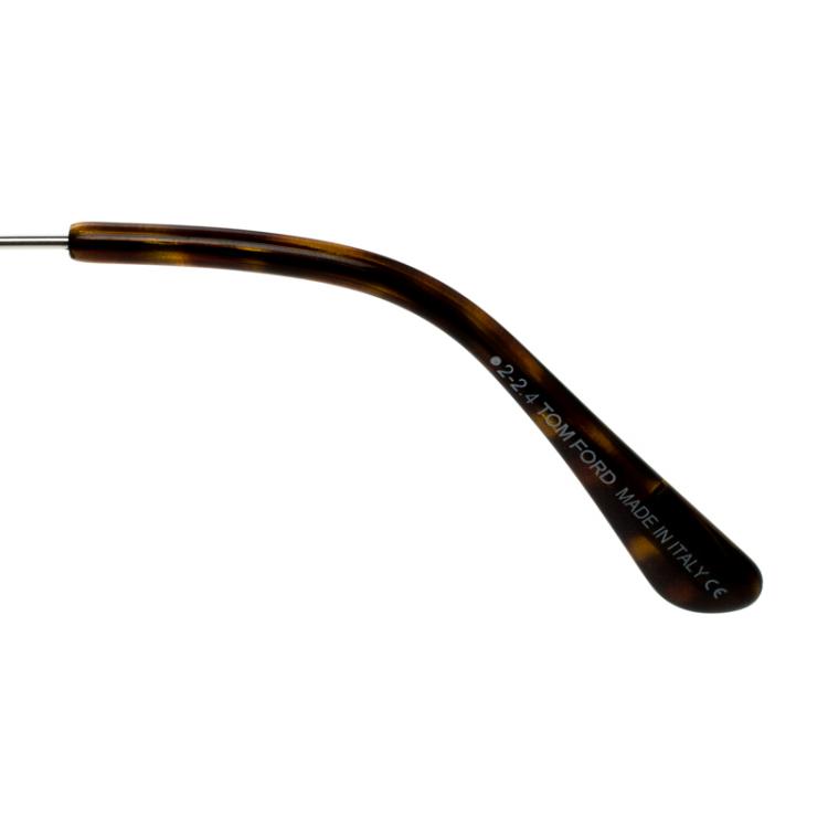 Pre Owned Tom Ford Silver TF 378 Rick Aviator Sunglasses