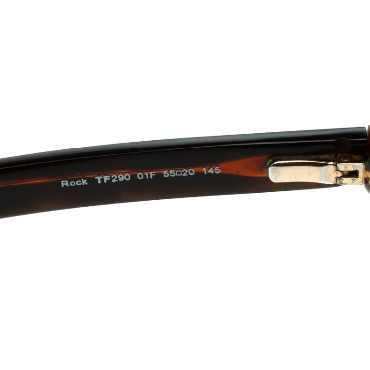 Pre Owned Tom Ford Brown TF290 Rock Sungalsses