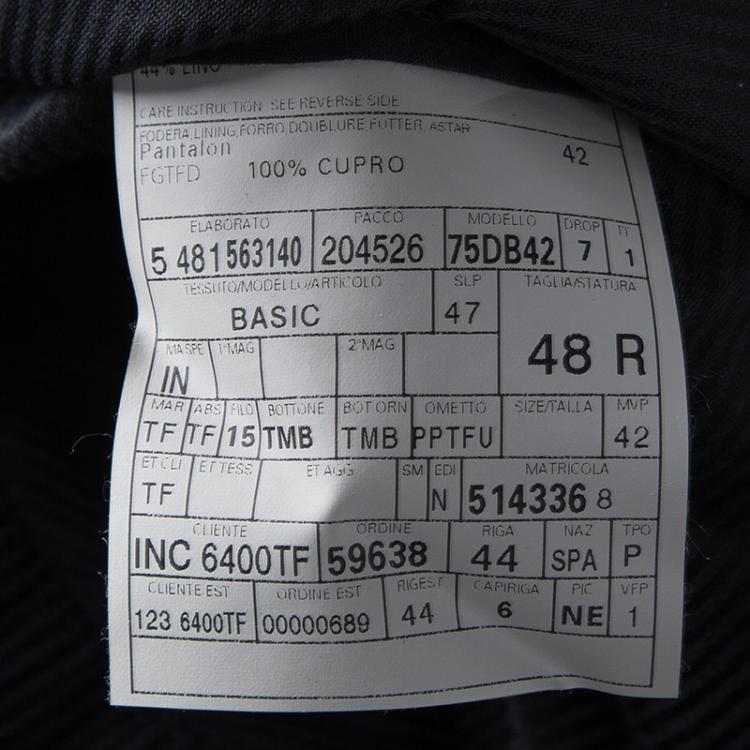 Pre Owned Tom Ford Brown Regular Fit Tailored Trousers M