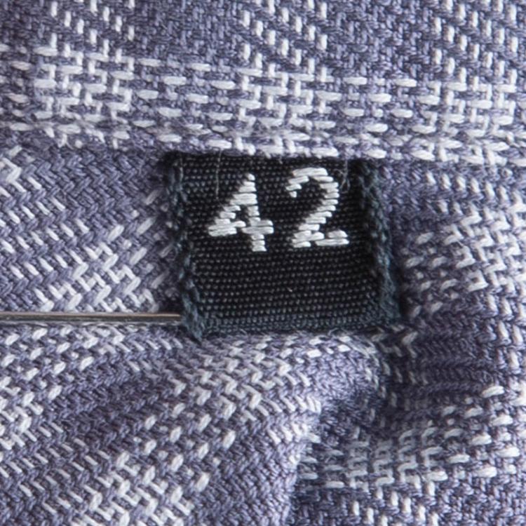 Pre Owned Tom Ford Grey Checked Long Sleeve Button Front Cotton Shirt L