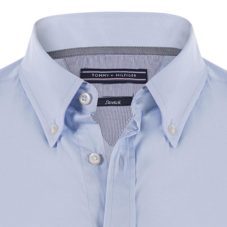 Pre Owned Tommy Hilfiger Light Blue Cotton Long Sleeve Shirt S