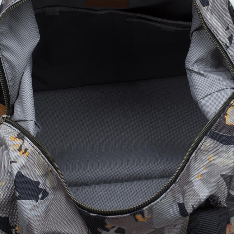 Pre Owned Tumi Camouflage Canvas Small Dalston Stannard Duffel Bag