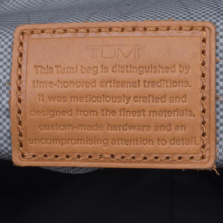 Pre Owned Tumi Camouflage Canvas Small Dalston Stannard Duffel Bag