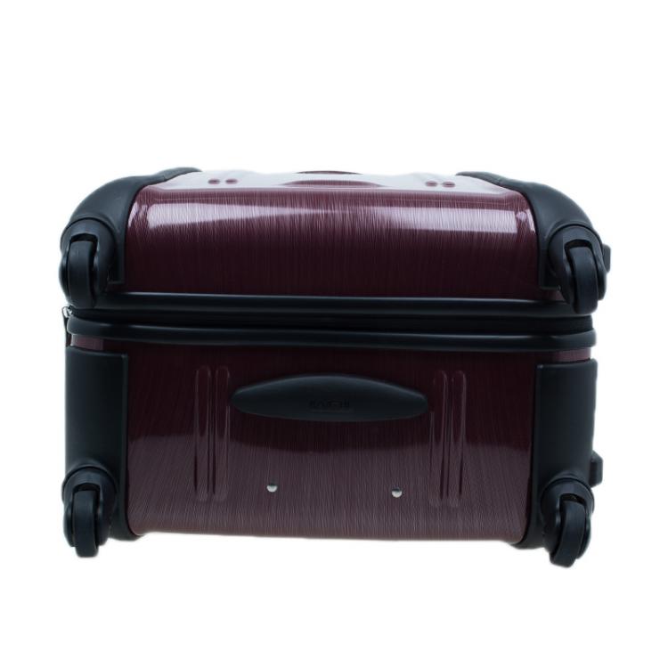 Pre Owned Tumi Purple Hard Shell 71 cm Vapor Rollen Trolley 
