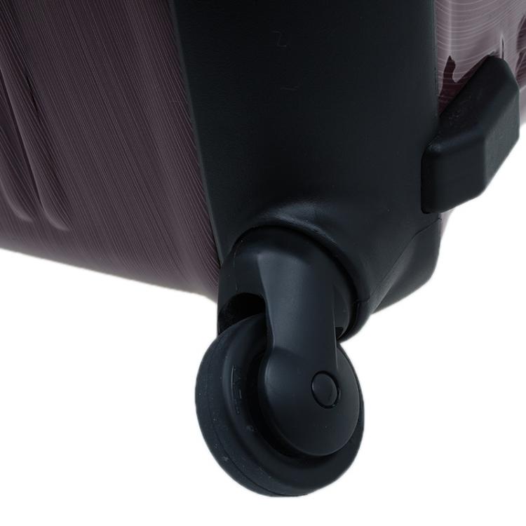 Pre Owned Tumi Purple Hard Shell 71 cm Vapor Rollen Trolley 