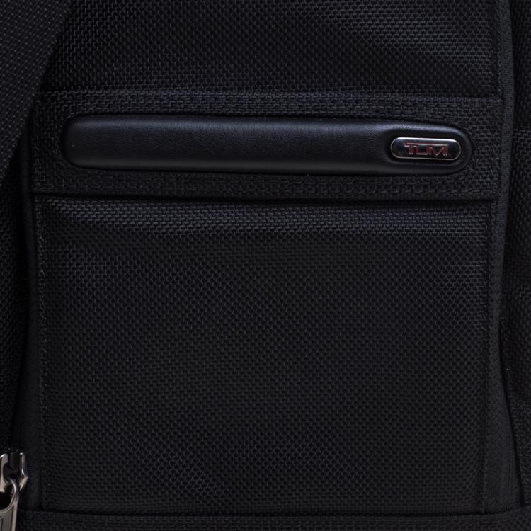 Pre Owned Tumi Black Nylon iPad Case Messenger Bag