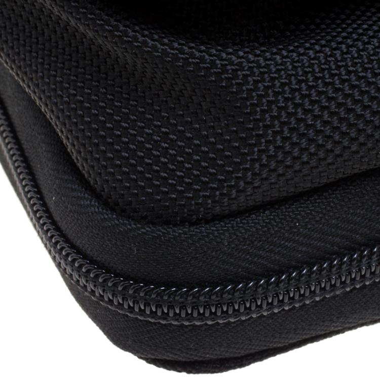Pre Owned Tumi Black Nylon iPad Case Messenger Bag