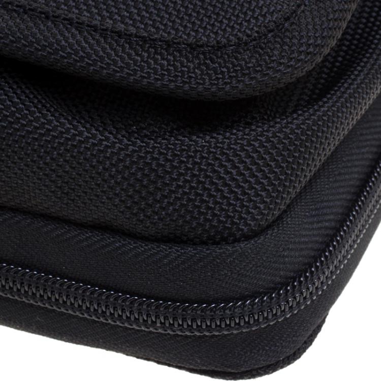 Pre Owned Tumi Black Nylon iPad Case Messenger Bag