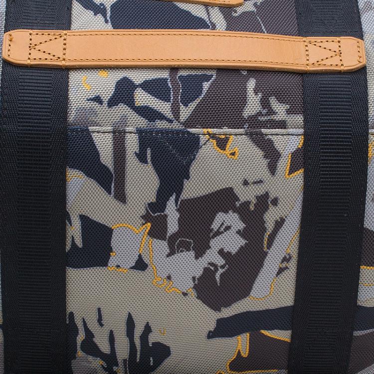 Pre Owned Tumi Camouflage Canvas Small Dalston Stannard Duffel Bag