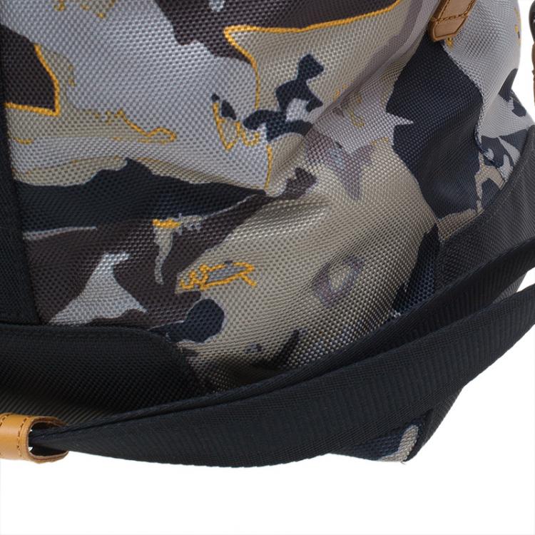 Pre Owned Tumi Camouflage Canvas Small Dalston Stannard Duffel Bag