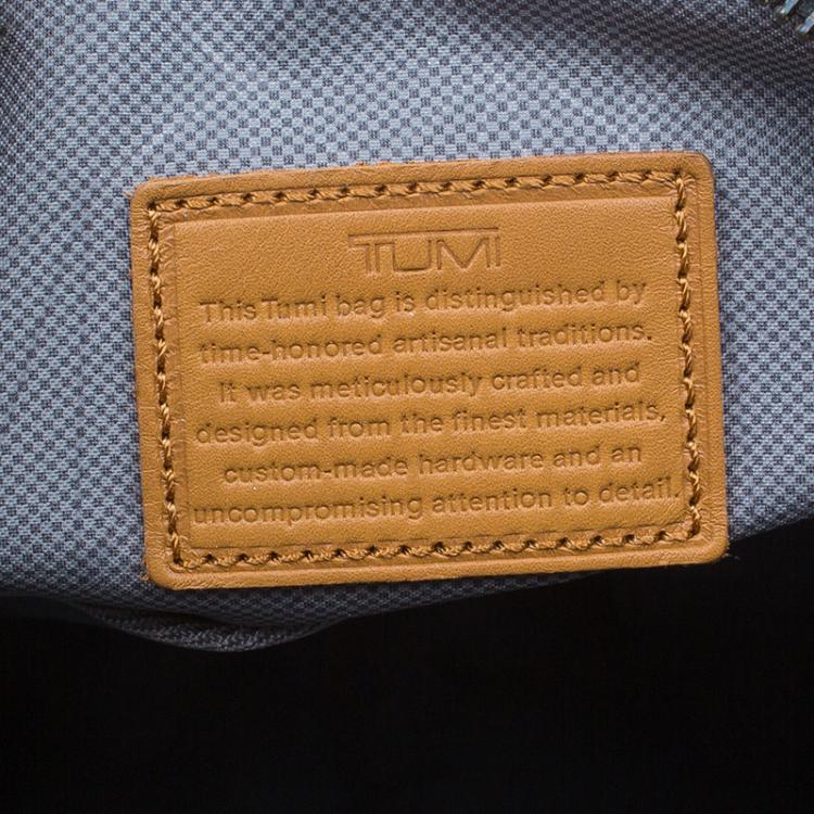 Pre Owned Tumi Camouflage Canvas Small Dalston Stannard Duffel Bag