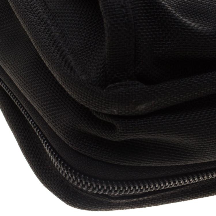 Pre Owned Tumi Black Nylon Expandable Portfolio Alpha Laptop Bag