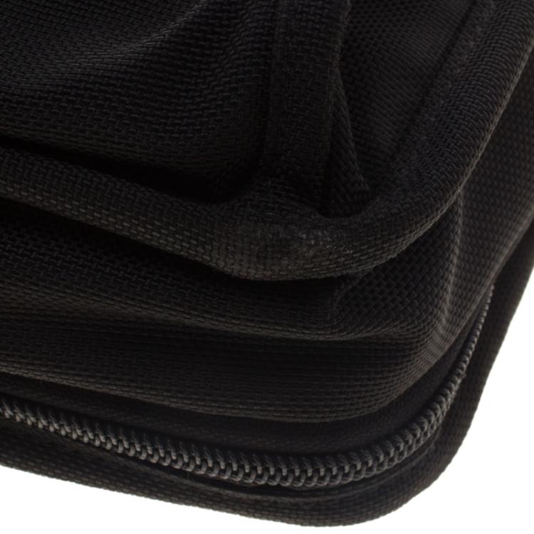 Pre Owned Tumi Black Nylon Expandable Portfolio Alpha Laptop Bag