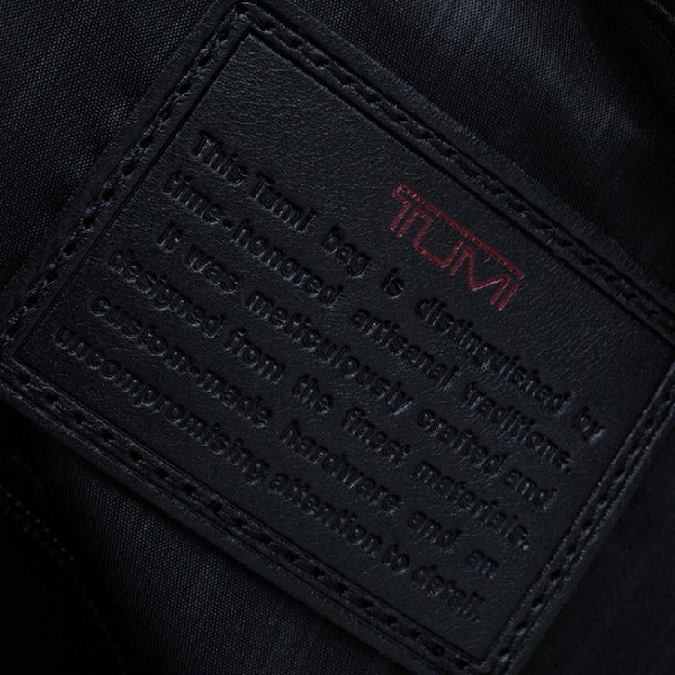 Pre Owned Tumi Black Nylon Carry On Garment Rolling Suitcase