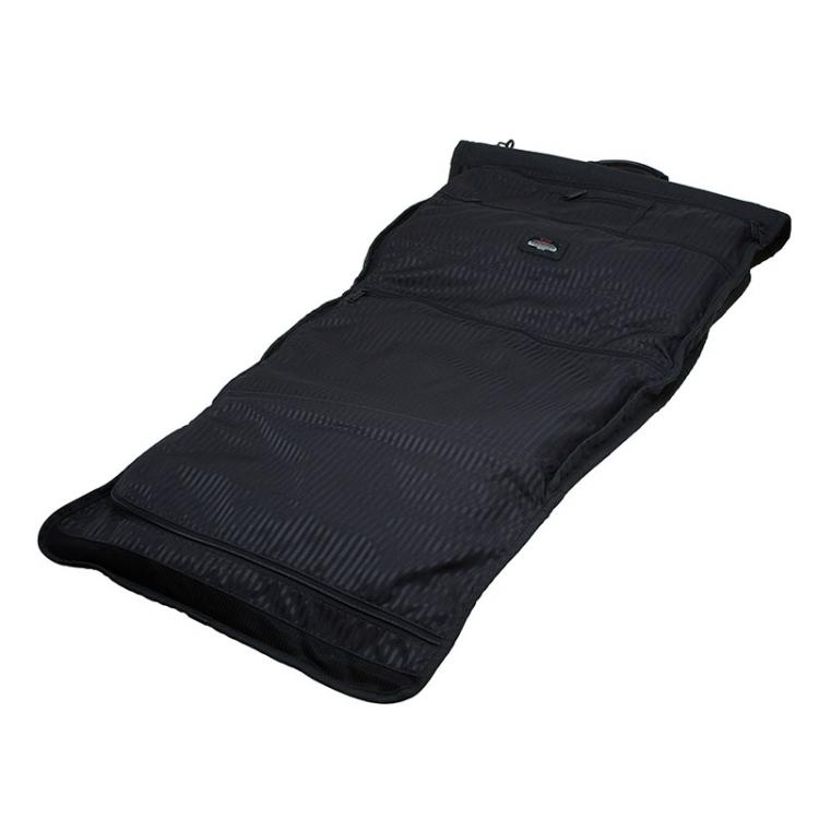 Pre Owned Tumi Black Nylon Tri Fold Garment Travel Bag