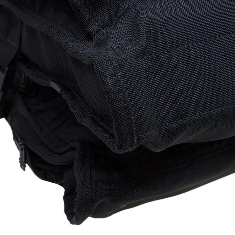 Pre Owned Tumi Black Nylon Tri Fold Garment Luggage Travel Bag