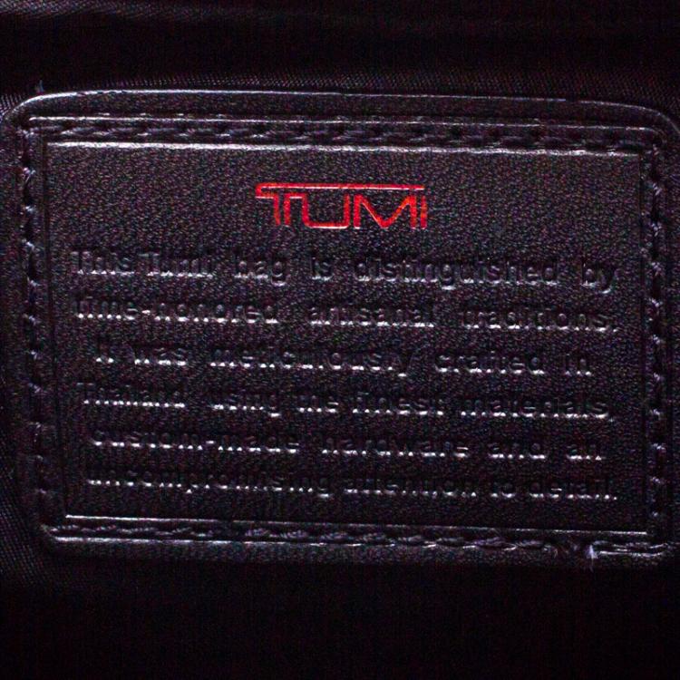 Pre Owned Tumi Black Nylon Carry On Garment Rolling Suitcase