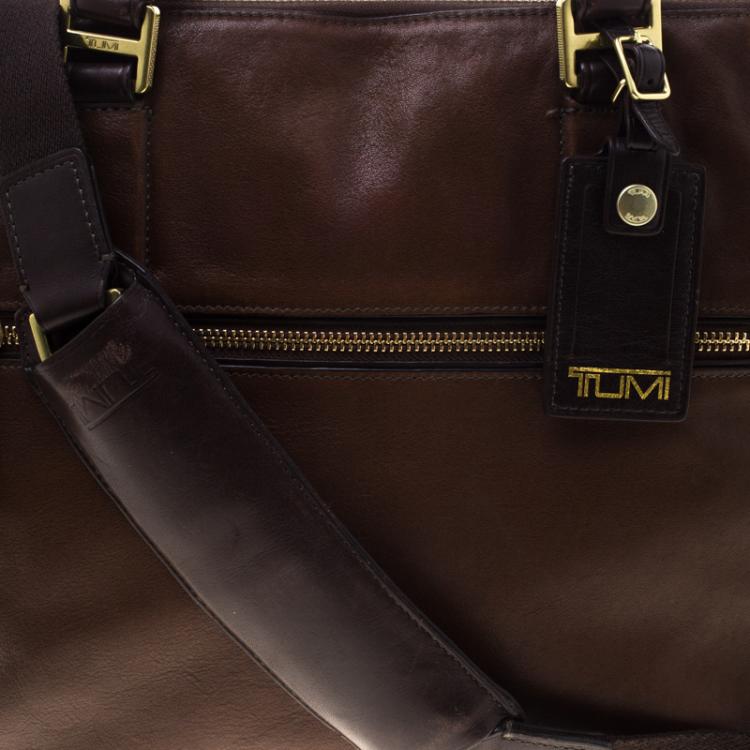 tumi leather laptop sleeve