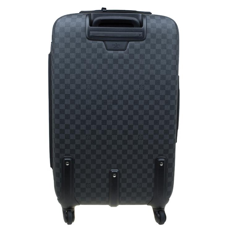 Pre Owned Louis Vuitton Damier Graphite Canvas Zephyr 70 Rolling Suitcase