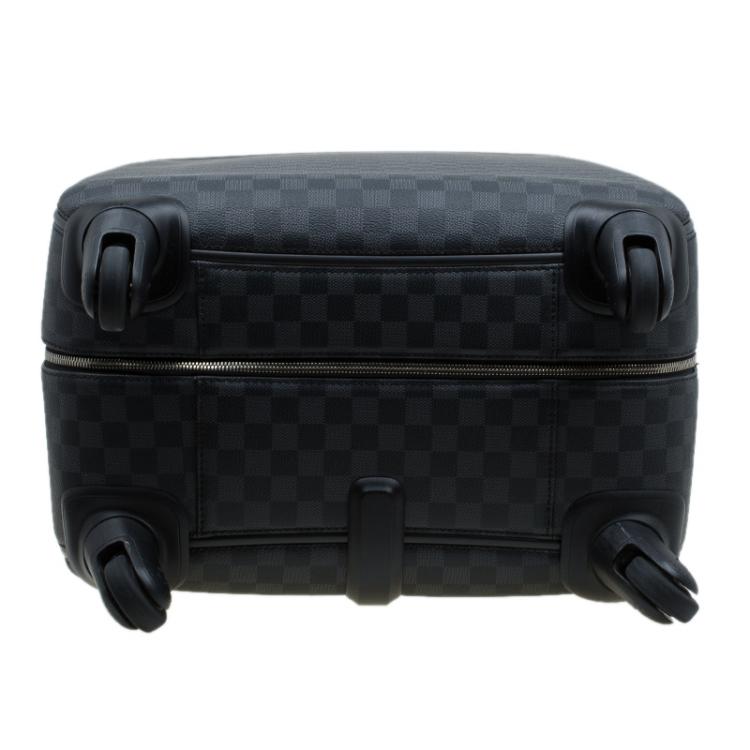 Pre Owned Louis Vuitton Damier Graphite Canvas Zephyr 70 Rolling Suitcase