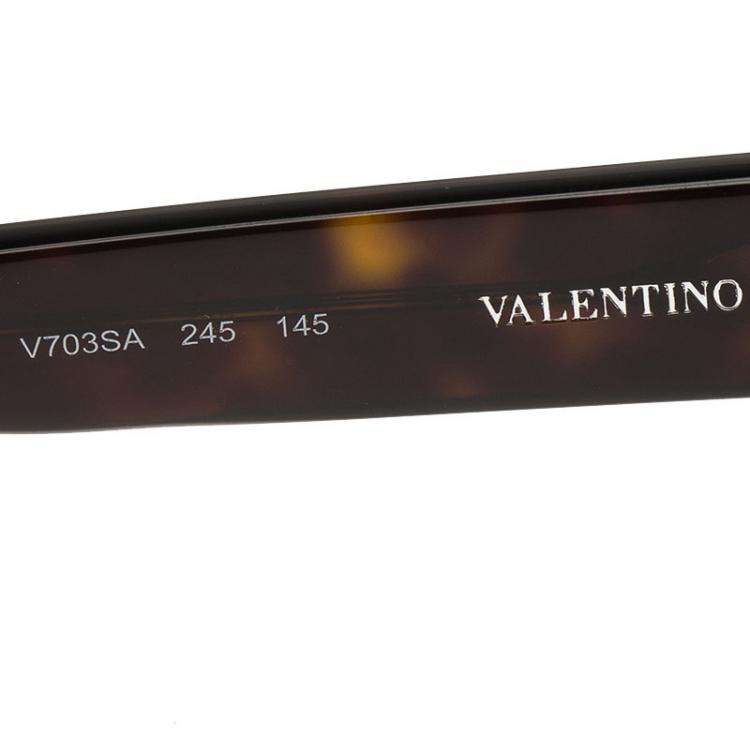 Pre Owned Valentino Brown and Grey V703SA Wayfarers