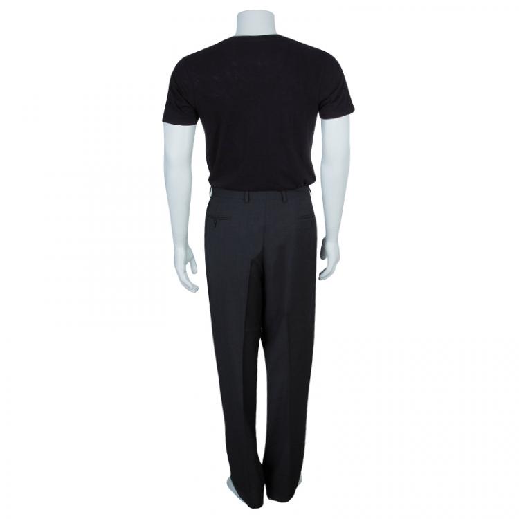 Pre Owned Valentino Men's Grey Wool Trousers XL