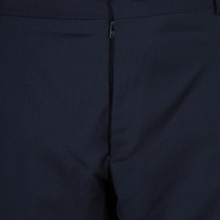 Pre Owned Valentino Men's Navy Blue Wool Suit XL