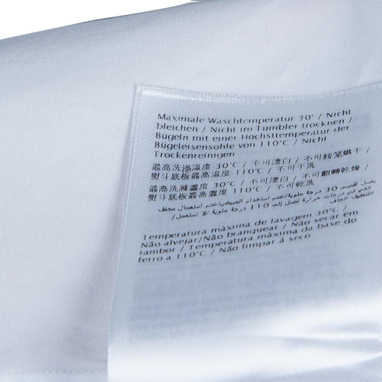 Pre Owned Valentino White Studded Collar Detail Long Sleeve Buttondown Shirt M