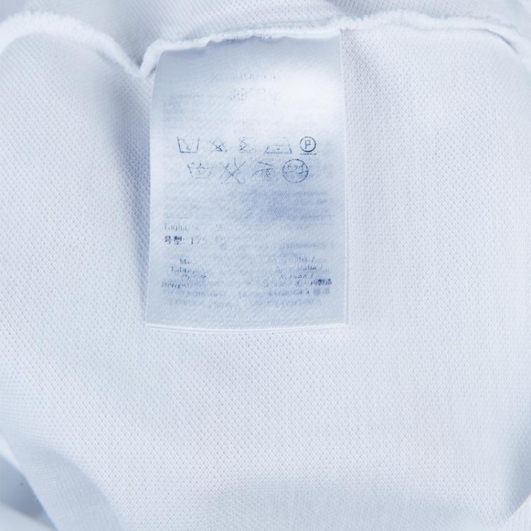 Pre Owned Valentino White Rockstud Detail Polo T-Shirt M