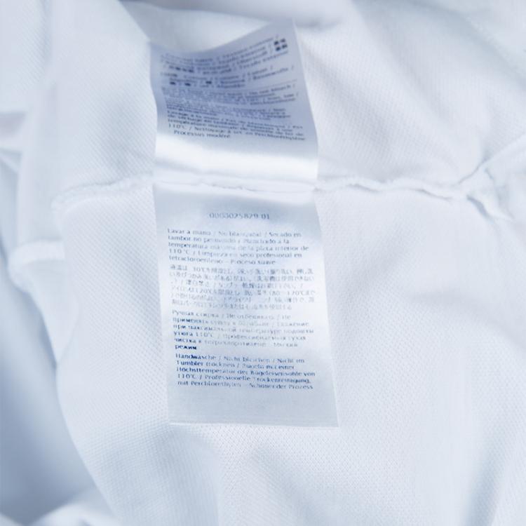Pre Owned Valentino White Rockstud Detail Polo T-Shirt M