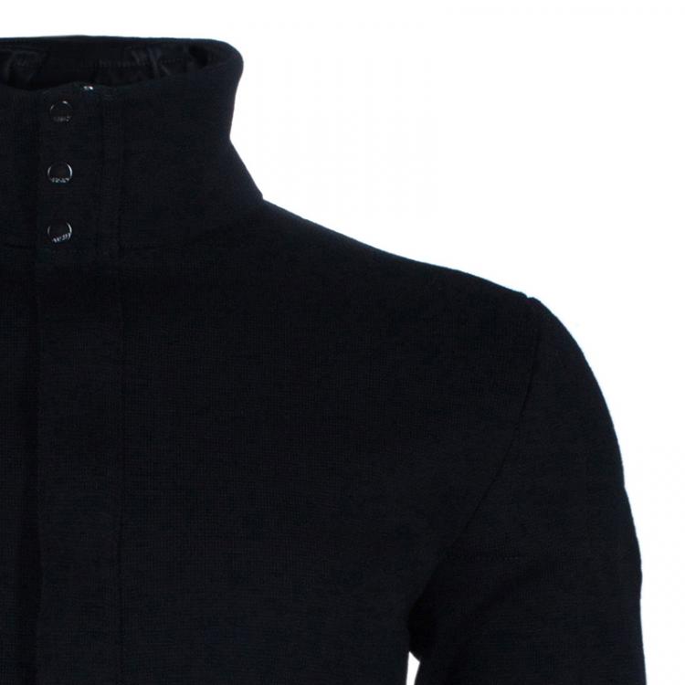 Pre Owned Versace Men's Black Knit Pullover M