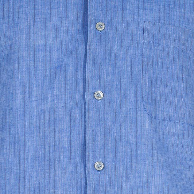 Pre Owned Z Zegna Mens Blue Shirt XL
