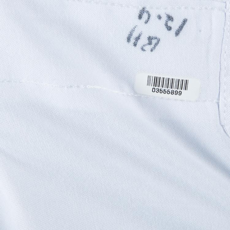 Pre Owned Z Zegna White  Long Sleeve Buttondown Cotton Shirt XL