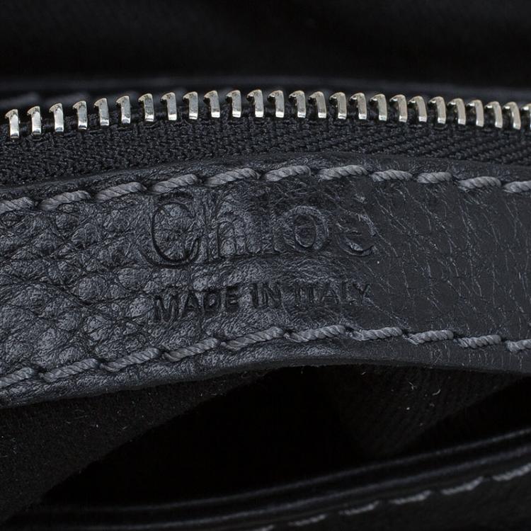 Pre Owned Chloe Black Leather Mini Paddington Satchel